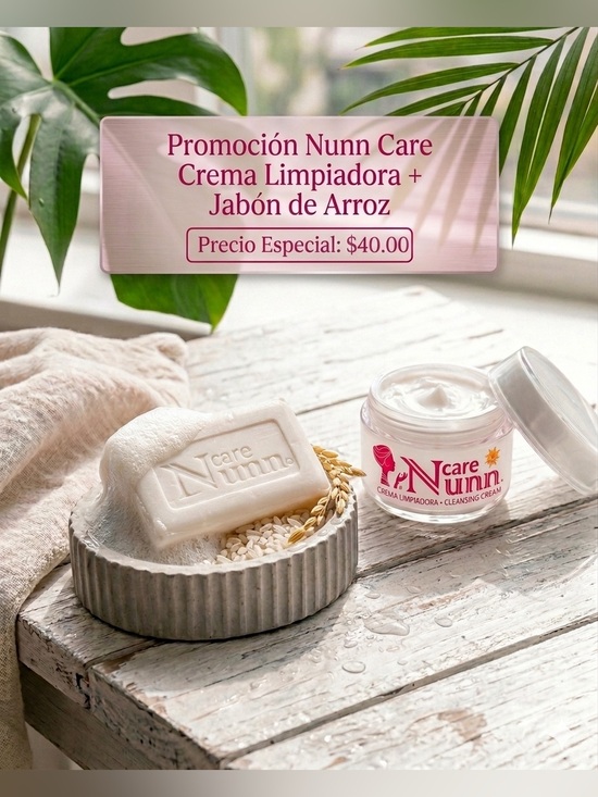 Nunncare Other - Nunn Care Limpiadora & Nunn Care Jabón de Arroz Dúo
